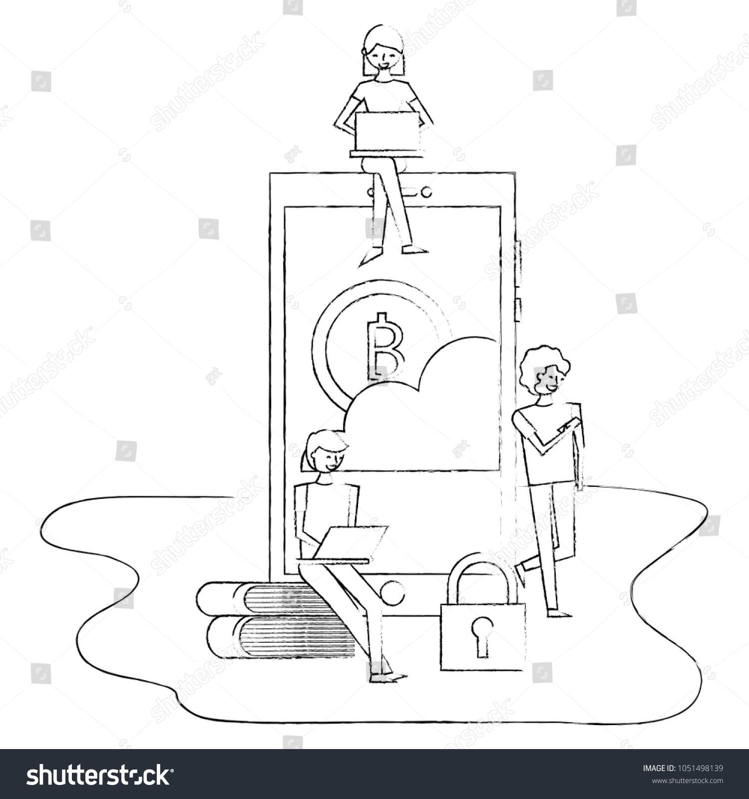 B